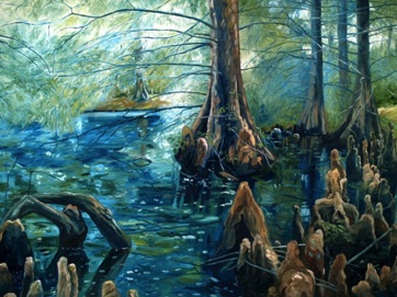 Natchez Cypress
oil on canvas
30” x 40”